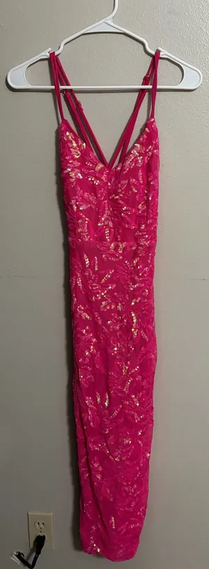 Windsor Pink sequence dress thumbnail 1