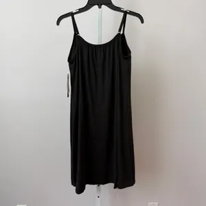 32 Degrees Clean Sporty Chic Relaxed Minimalist Athleisure Cami Dress S Black thumbnail 7