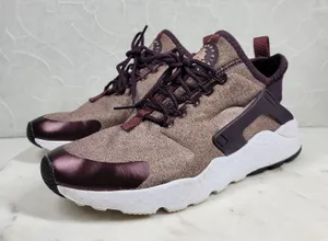 Nike Air Huarache Sneakers Women 8 Port Wine Ultra Running Shoes Activewear thumbnail 1