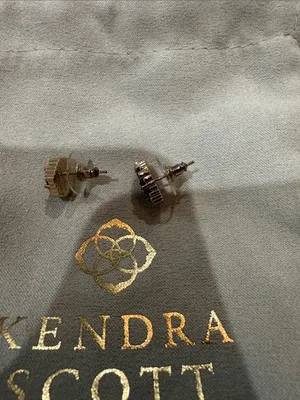 Kendra Scott Rose Gold Textured Druzy Studs thumbnail 7