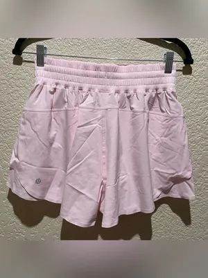 Lululemon NWT Shake It Out High Rise Run 2.5 Athletic Shorts light pink Size S thumbnail 5