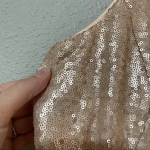 Lulus Peach Sequined Cut Out Sides Party Dress Mini Womens XS Swifty Eras Tour thumbnail 10