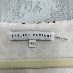 English Factory White and Red Floral Midi Dress thumbnail 7
