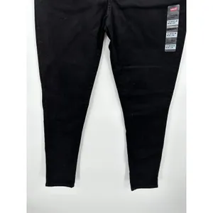 Levi's Womens Jeans 24 NWT 721 Black Wash High Rise‎ Skinny Denim Stretch thumbnail 3