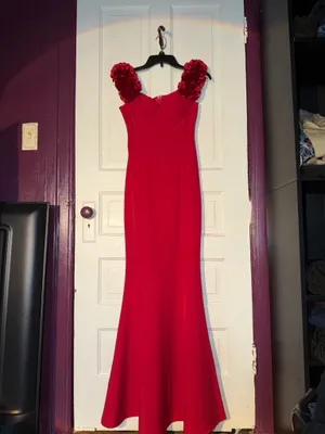 FashioNova Sexy Valentine Red Mermaid Dress thumbnail 2