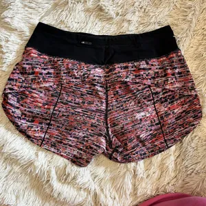 Lululemon Speed Up Shorts Women’s 6 Black Multi Low Rise 2.5” Lined Running thumbnail 10