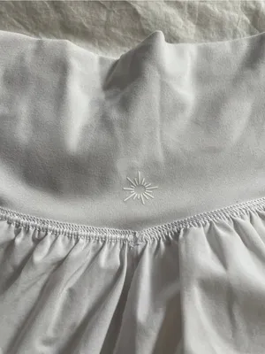 Aerie Offline High-Waist White Women's Lounge Shorts thumbnail 3