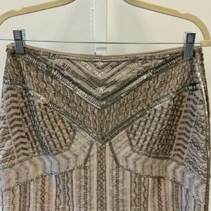 NWT Club Monaco Beaded Itzel Party Embellished A-line Mini Skirt Sz‎ 6 thumbnail 4