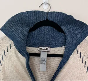 Tiara International Vintage Ribbed Spring Knit Cardigan Cottagecore Cableknit thumbnail 5
