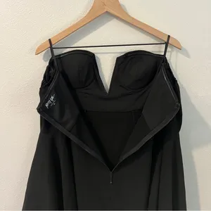 Nasty Gal Black Off The Shoulder Bell Sleeve Mini Fit &‎ Flare Dress Size M thumbnail 8