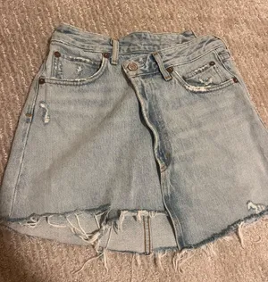 Denim Skirt Free People Mini thumbnail 1