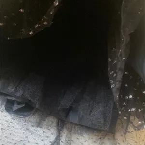 Vintage Black Sweetheart‎ Strapless Tiered Dress Size M thumbnail 4