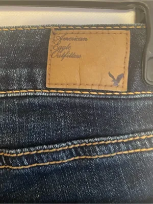 American Eagle Jeans Women’s 2 Skinny Stretch Dark Blue Wash Low Rise thumbnail 5