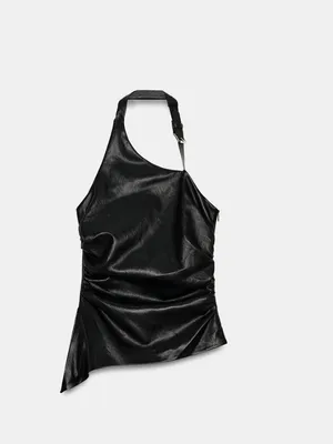 Zara buckled halter top thumbnail 3