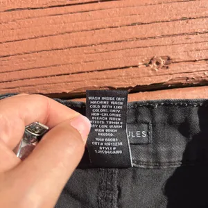 Sincerely Jules black midi hi tie stretchy shorts 1/25 thumbnail 3