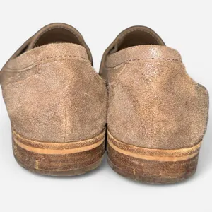 Gianni Bini Coffee Brown Loafers with Silver Sparkles, Size 6 thumbnail 4