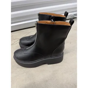 Wild Fable Honor Black Front Zip Platform Ankle Boots Womens 7.5 Lug Sole NEW thumbnail 5