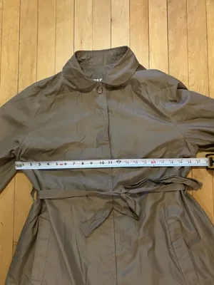 Vintage Jay Stone for Raincheetahs Long Trenchcoat Size 14 thumbnail 6