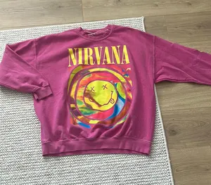 Urban Outfitters Crewneck Nirvana Pink thumbnail 1