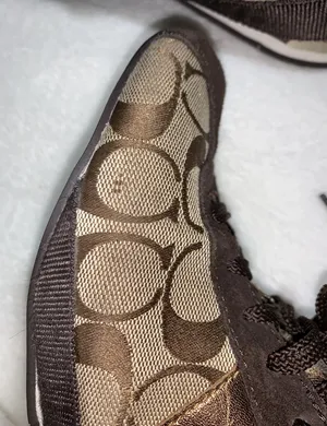 COACH Hadley Womens Logo Sneakers Brown Size 7 M thumbnail 12