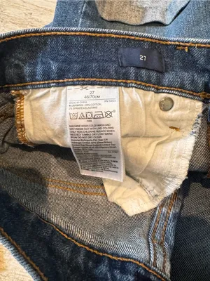GAP Dark Indigo Rolled-Hem Denim Shorts with Distressed Accents thumbnail 4