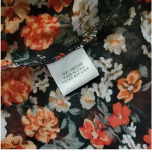 MISA Los Angeles Miss Rizou Safari floral ruffle mini dress . S thumbnail 11