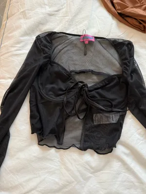 Edikted Mesh Top Black thumbnail 4