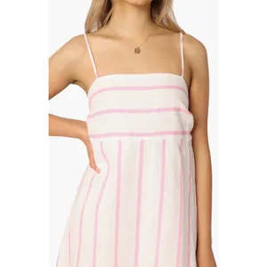 New! Petal & Pup Seville Stripe Maxi Dress Pink Stripe Size Small thumbnail 4