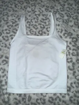 Aerie White Athletic Top thumbnail 1