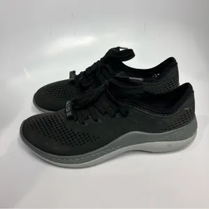 Crocs literide 360 black sneakers‎ size 8 thumbnail 4