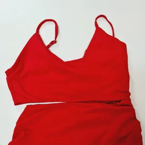Superdown Darcey Ruched Mini Dress in Red XS thumbnail 5