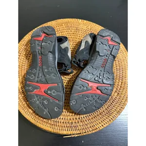 ECCO Offroad Hiking Sandals Womens 40 Black Gray Nubuck Strappy Walking Shoes thumbnail 5