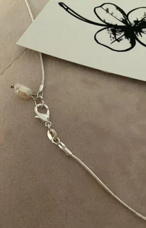 Handmade Sterling Silver 925 Moonlight Necklace thumbnail 3