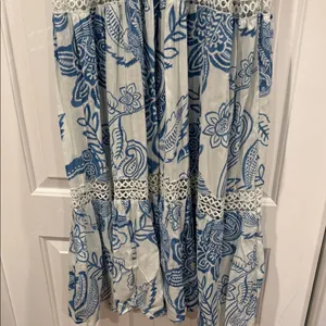 Z&L nwt‎ jade jungle maxi dress large thumbnail 3