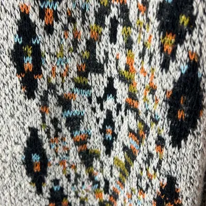 Northern angle ON BLUE AZTEC LONG CARDIGAN fur hooded SWEATER WESTERN BOHO.SZ L thumbnail 7
