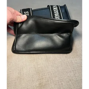 Steve Madden Crossbody Bag Womens Small Black Logo Strap Pouch Set Shoulder thumbnail 7