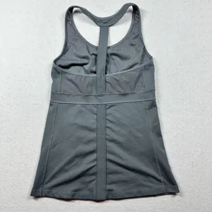 Athleta Racerback Tank Womens Small Gray Built In Bra Athletic Workout Top thumbnail 5