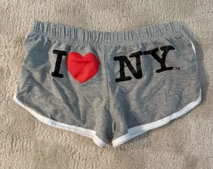 I❤️NY Booty Shorts! Gray thumbnail 1