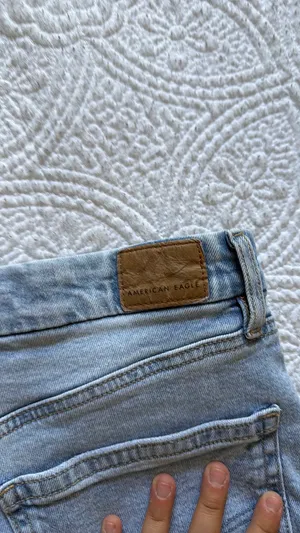 Light Wash American Eagle Jean Shorts thumbnail 3