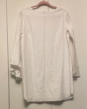 Amanda Uprichard Classic White Long Sleeve Dress thumbnail 1