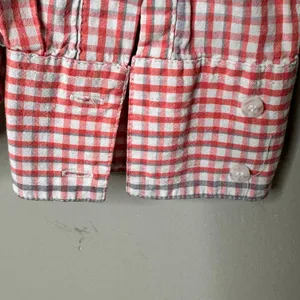 Ariat Women Size XL Pink Gray Checked Long Sleeve Button Up Canyon Western Shirt thumbnail 6