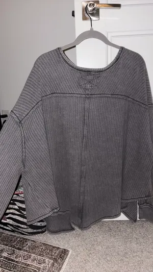 Free People Knit Top Waffle thumbnail 5