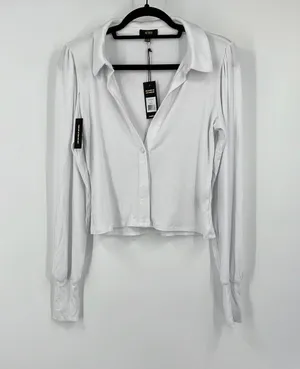 AFRM Santon Top in Blanc Small thumbnail 5