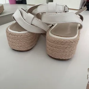 White and cream espadrille sandals #summer thumbnail 2