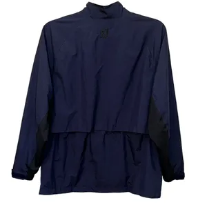Women's DryJoys by FootJoy Vented Navy Rain Jacket Size Medium Golf‎ Windbreaker thumbnail 4