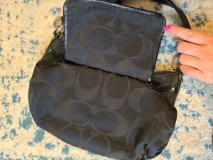 Coach Vintage Bag Leather Shoulder Black thumbnail 3