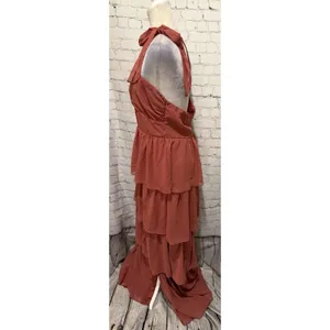 Lulus Elevated Vision Tiered Maxi One Shoulder Cocktail Dress Size XL thumbnail 4