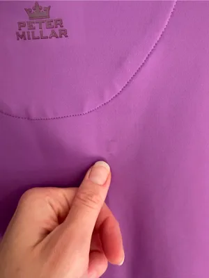 Peter‎ Millar Element4 Wicking 1/4 Zip Pullover Purple Golf Performance XL thumbnail 7