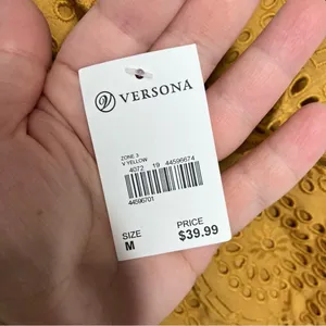 Versona eyelet romper mustard yellow size‎ medium thumbnail 6