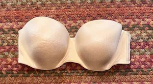 Victorias Secret Body By Victoria Nude Strapless Lined Bra thumbnail 1